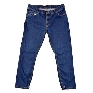 Origin USA Relaxed Fit Jeans Mens 38x32 Blue Dark Wash Made in USA 4546-01